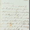 M. Hughes to Jane Porter, autograph letter signed