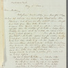 Unidentified sender to unidentified recipient, letter