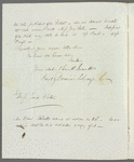 Unidentified sender to unidentified recipient, letter