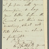Richard William Jelf to John Sinclair, autograph letter signed