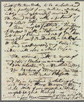 Jane Porter, autograph memo