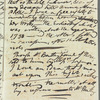 Jane Porter, autograph memo