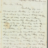 Charles Kelsall to Jane Porter, autograph letter signed