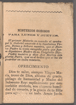 Modo de Ofrecer los Sagrados Misterios del Santisimo Rosario de Ntra. Sra. La Sma. Virgen María