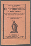 Dia 8 de Diciembre Dedicado a la Purísima Concepción de María Santísima