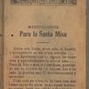 Meditaciones para la Santa Misa Por una Católica Mexicana