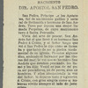 Oracion y Alabanzas dedicadas a la sombra del Primer Pontifice Cristiano al  Apóstol Señor San Pedro