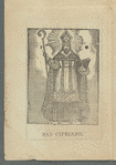 Oracion al Glorioso Martir San Cipriano