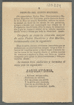 Ofrecimiento del Rosario de Animas y Trisagio