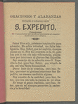 Oraciones y Alabanzas Dedicadas al Milagroso Mártir San Expedito.