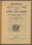 Novena Dedicada Al Ínclito y Valeroso Mártir Señor San Jorge.