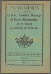 Explicacion de la Seña y demás ceremonias de Semana Santa
