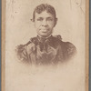 Portrait of a woman with satin dress and collar portrait-brooch 