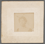 Portrait of a woman, square frame