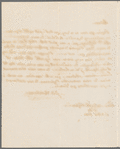 Kalkbrenner, Friedrich: Letter to "Madame"