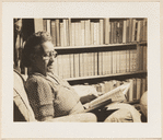 Photograph of Sadie P. Delaney reading