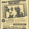 Self-determination for Haiti