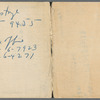 Note card indicating run time breakdown of scenes for the stage production How to Succeed in Business Without Really Trying [Act Two]