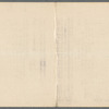 Note card indicating run time breakdown of scenes for the stage production How to Succeed in Business Without Really Trying [Act One]