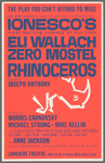 Poster for the stage production Rhinoceros