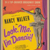 Window card for the stage production Look, Ma, I'm Dancin'!