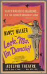 Window card for the stage production Look, Ma, I'm Dancin'!