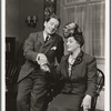 Frank Fay and Dora Clement in the stage production Harvey