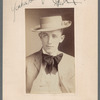 Autographed publicity photograph of George M. Cohan [inscribed: "Yankee doodlefully yours"]