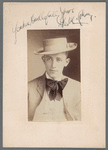 Autographed publicity photograph of George M. Cohan [inscribed: "Yankee doodlefully yours"]