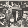 Photomontage of interracial marriage ceremony with Gordon Anderson serving as photographer and best man