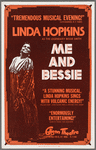 Poster for the stage production Me and Bessie at the Edison Theatre