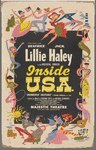 Poster for the stage production Inside U.S.A. at the Majestic Theatre