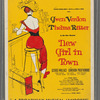 Poster for the stage production New Girl in Town at the 46th Street Theatre