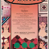 Poster for the stage production Quilters at the Jack Lawrence Theatre