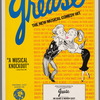 Poster for the stage production Grease at the Eden Theatre