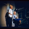 Bernie West and Judy Holliday in the stage production Bells Are Ringing