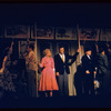 Judy Holliday, Sydney Chaplin [center] and unidentified others in the stage production Bells Are Ringing