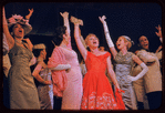 Judy Holliday [center] and unidentified others in the stage production Bells Are Ringing