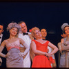 Judy Holliday [center] and unidentified others in the stage production Bells Are Ringing