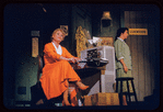 Judy Holliday and Jean Stapleton in the stage production Bells Are Ringing