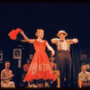 Judy Holliday [center] and unidentified others in the stage production Bells Are Ringing