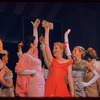 Judy Holliday [center] and unidentified others in the stage production Bells Are Ringing