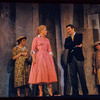 Judy Holliday, Sydney Chaplin [center] and unidentified others in the stage production Bells Are Ringing