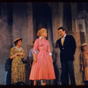 Judy Holliday, Sydney Chaplin [center] and unidentified others in the stage production Bells Are Ringing