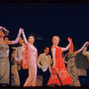 Judy Holliday [center] and unidentified others in the stage production Bells Are Ringing