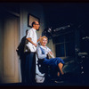 Bernie West and Judy Holliday in the stage production Bells Are Ringing