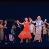 Judy Holliday [center] and unidentified others in the stage production Bells Are Ringing