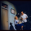 Judy Holliday and Bernie West in the stage production Bells Are Ringing
