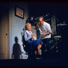 Judy Holliday and Bernie West in the stage production Bells Are Ringing
