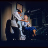 Bernie West and Judy Holliday in the stage production Bells Are Ringing